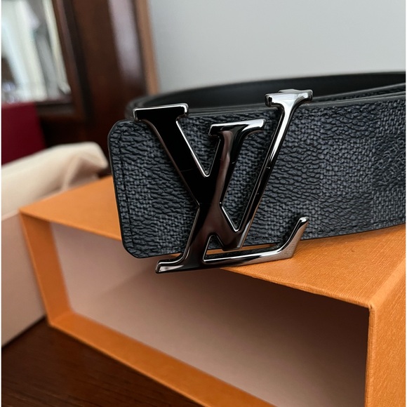 Mens Louis Vuitton Damier Belt 40mm - Picture 2 of 4